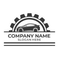 car logo design illustration on a white background vector