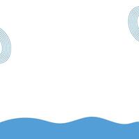 blue wave abstract background design template poster, banner vector