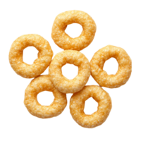 Cheerios Cereal Rings Isolated on Transparent Background Image png