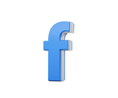 Blue Small Letter f Alphabet f Gleams With Its Sleek Modern Design With Sharp Edges 3D Illustration png