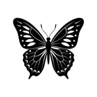 Refined Monochrome Butterfly Image for Web Design vector