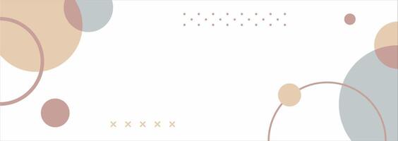 Flat geometric abstract background template design vector