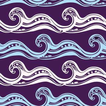 Abstract Weave Lines Pattern . vector