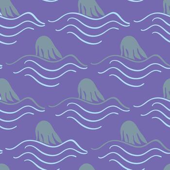 minimal Lines Seamless Pattern Design. vector