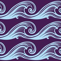 Weave Lines Seamless Pattern Design. vector