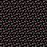 pattern with abstract colorful brush strokes on a black background vector