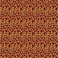 pattern with leopard print. Animal skin texture on a dark red color background vector