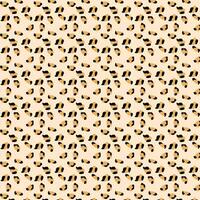 Seamless pattern with leopard print. Animal skin texture. vector