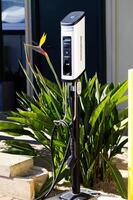 Marina, CA, 2025 - Single Electric Vehicle Charging Station At Resort photo