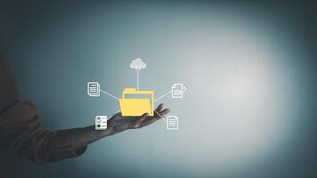 Document Management System, Officer manage files, Online document database management, automated processes to manage system, ERP enterprise efficient photo