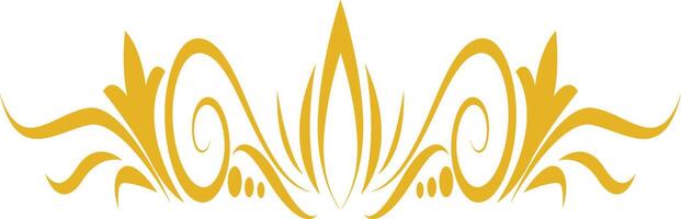Divider Border with Simple Pattern. vector