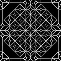Seamless minimalist geometric lattice pattern graphic design contemporary art symmetrical view visual harmony vector