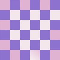 Seamless minimalist geometric checkerboard pattern in pastel pink and purple graphic design digital art abstract view vector