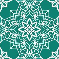 Seamless geometric lotus pattern minimalist design abstract art modern environment top-down view elegant aesthetic vector