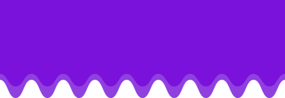 Abstract border shape for banner design. Header section. Website page template. Top and separator modern element. Simple wavy horizontal site menu png