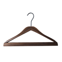 Wooden hanger isolated on transparent background png