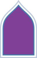 Ornate Purple Graphic Design Element vector