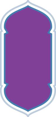 Decorative Purple Frame Design Icon