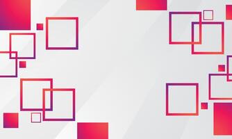 Geometric square shapes modern abstract background vector