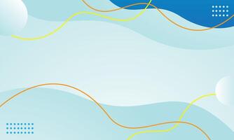Blue abstract background with minimalist style vector