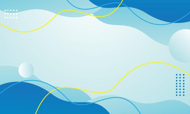 Abstract gradient blue wave background template