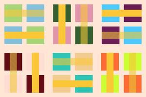 multicolored fun colorful plaid checkered seamless pattern for fabric vector