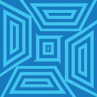 Abstract Blue Trendy Geometric Pattern vector