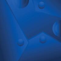 Abstract geometric blue horizontal background. Trendy Futuristic, High Tech blue background. vector