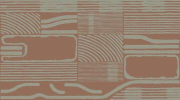 Crafted hand drawn brush line Abstract pattern, Japanese inspired wood carving, engraving, weaving, sculpting textured background, simple graphic for textile, carpet, rug, stationery vector