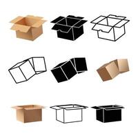 Elegant Gift Card Box vector