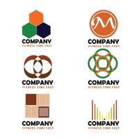 Modern Minimalist Creative Designs for Branding set icon logos badge vector