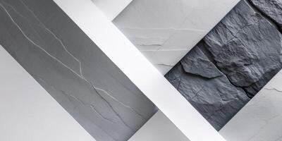 Textured Background of Rough Slate Rock with Diagonal Gradients. photo