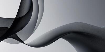 Abstract Black Background with Smooth Texture and Subtle Gradients. photo