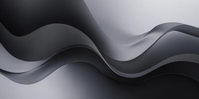 Abstract Black Gradient Background with Smooth Transition of Shades photo