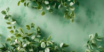 Rich Emerald Green Wallpaper with Soft Texture and Greenery photo