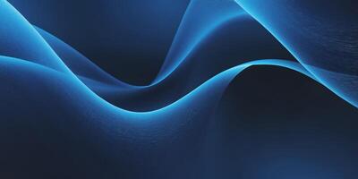 Dark Glowing Abstract Blue Gradient Background with Minimal Noise Texture and Smooth Flow for Dynamic Poster and Wallpaper Design photo