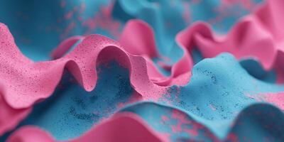 Abstract Pink and Blue Textured Background. photo