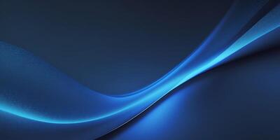 Dark Glowing Abstract Blue Gradient Background with Minimal Noise Texture and Smooth Flow for Dynamic Poster and Wallpaper Design. photo