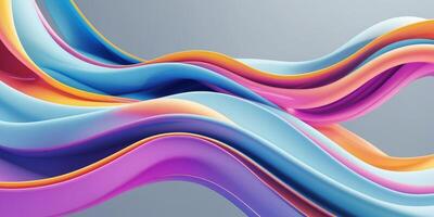 Abstract background featuring smooth lines and curves in a flowing design with vibrant colors and a modern aesthetic. photo
