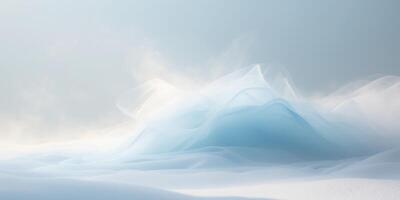 Abstract Soft Blue and White Gradients Gentle Light Diffusion Tranquil Atmosphere Background. photo