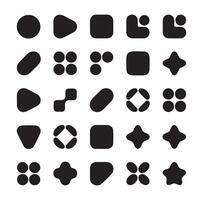 Blob shape organic, illustration set. Collection from abstract forms for design vector