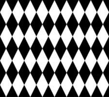 Black and white rhombus pattern vector