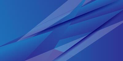 Abstract dynamic blue gradient illustration background with simple rectangular paper cut pattern with 3D look. Futuristic and luxury design. Eps10 vector