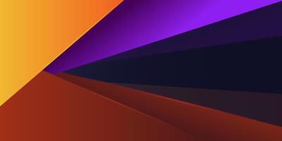 Abstract geometric purple and orange square themed overlapping background for graphic design. vector