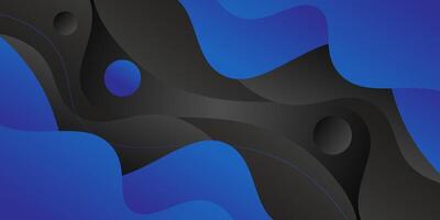 Abstract 3D wave art background design with blue and grey combination for design. Eps10 vector