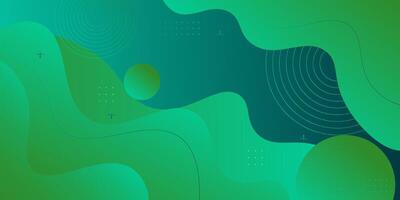 Abstract green background design. Wave gradient pattern composition. Creative illustration for poster, web, landing page, page, cover, advertisement, greeting, card, promotion. Eps 10. vector