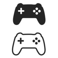 Game Controller Icon Modern Gaming Symbol vector
