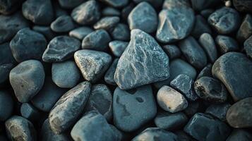 A close up of a pile of rocks with a few large ones in the middle backdrop photo