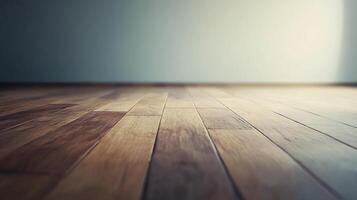 Wood flooring in empty room with light photo
