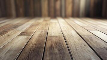 A wooden floor with a lot of grain and texture photo